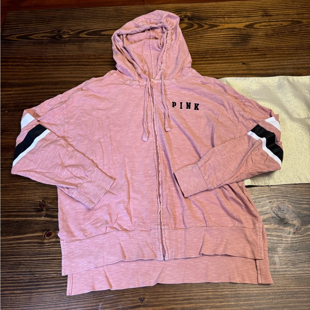 PINK zip up hoodie